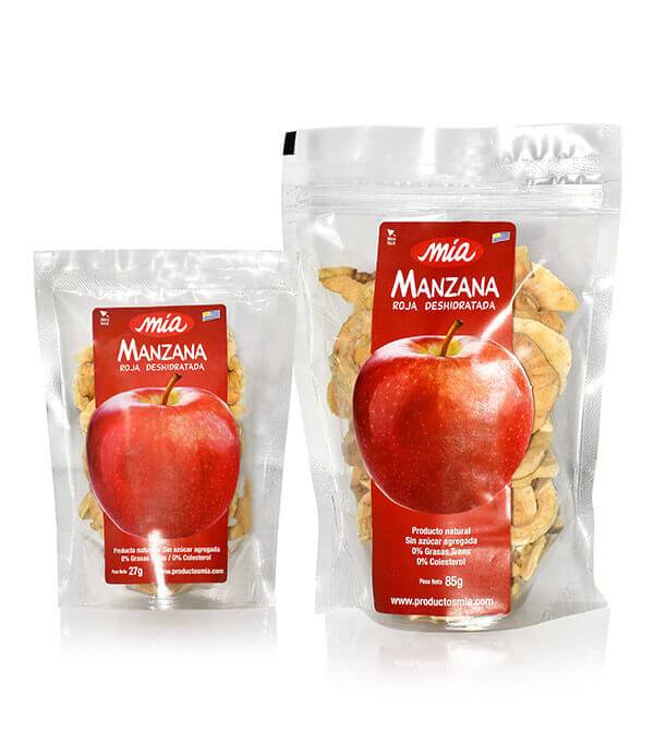 Manzana Roja y Verde Deshidratada